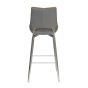 Somerwick Graphite Grey Swivel Bar Chair – Stainless Steel Legs