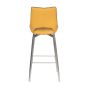 Somerwick Yellow Swivel Bar Chair – Stainless Steel Legs