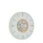 Clocano Wall Clock Cog Ivory