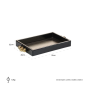 Tray Liv (Black/gold) by  Richmond Interiors | Style Our Home