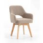 Belvedon Swivel Dining Chair Cream (2pk)