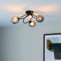 Ellipsano 3 Ceiling Light Black by Gallary Living | Style Our Home