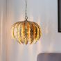 Delphano 1 Pendant Light Gold Leaf