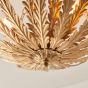 Delphano 3 Ceiling Light Gold Leaf