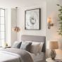 Delphano 1 Table Lamp Silver Leaf