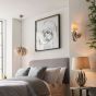 Delphano 1 Table Lamp Silver Leaf