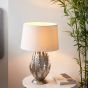 Delphano 1 Table Lamp Silver Leaf
