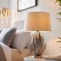 Delphano 1 Table Lamp Silver Leaf