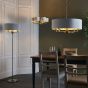 Highclano 8 Pendant Light Antique Brass