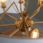 Highclano 8 Pendant Light Antique Brass