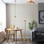 Hoopano Floor Light Brushed Gold