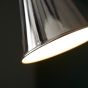 Halano Task Floor Lamp Bright Nickel