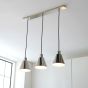 Halano 3 Pendant Light Bright Nickel by Gallary Living | Style Our Home