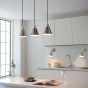 Halano 3 Pendant Light Bright Nickel