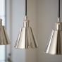 Halano 3 Pendant Light Bright Nickel