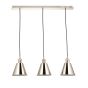 Halano 3 Pendant Light Bright Nickel