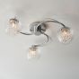Mesmerano 3 Ceiling Light Chrome by Gallary Living | Style Our Home