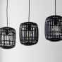 Mathiano 3 Pendant Light Dark Bamboo