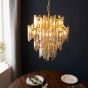 Viviano 12 Pendant Light Gold,Champagne Crystal