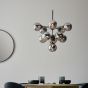 Oscano 11 Pendant Light Black Chrome