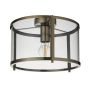Hoptano 1 Ceiling Light Antique Brass