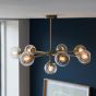 Allegrano 8 Pendant Light Antique Brass by Gallary Living | Style Our Home