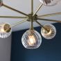 Allegrano 8 Pendant Light Antique Brass