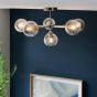 Allegrano 6 Ceiling Light Bright Nickel