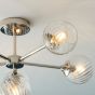 Allegrano 6 Ceiling Light Bright Nickel