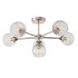 Allegrano 6 Ceiling Light Bright Nickel