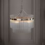 Mariettano 5 Pendant Light Bright Nickel by Gallary Living | Style Our Home