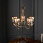 Berenano 5 Pendant Light Antique Brass
