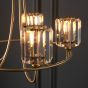Berenano 5 Pendant Light Antique Brass
