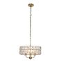 Cliftano 3 Pendant Light Antique Brass