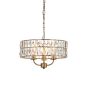 Cliftano 3 Pendant Light Antique Brass