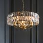 Cliftano 5 Pendant Light Antique Brass by Gallary Living | Style Our Home