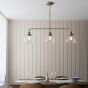 Hansano 3 Pendant Light Antique Brass by Gallary Living | Style Our Home