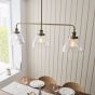 Hansano 3 Pendant Light Antique Brass