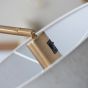 Clementano Floor Lamp Brushed Aged Brass