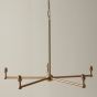 Santiagano 5 Pendant Light Fitting Brushed Brass by Gallary Living | Style Our Home