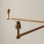 Santiagano 5 Pendant Light Fitting Brushed Brass