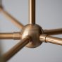 Santiagano 5 Pendant Light Fitting Brushed Brass