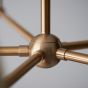 Santiagano 5 Pendant Light Fitting Brushed Brass