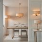 Highclano 6 Pendant Light Vintage Brass