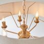 Highclano 6 Pendant Light Vintage Brass