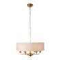Highclano 6 Pendant Light Vintage Brass