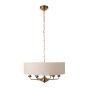 Highclano 6 Pendant Light Vintage Brass