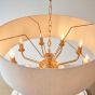 Highclano 8 Pendant Light Vintage Brass