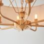 Highclano 8 Pendant Light Vintage Brass