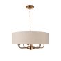 Highclano 8 Pendant Light Vintage Brass